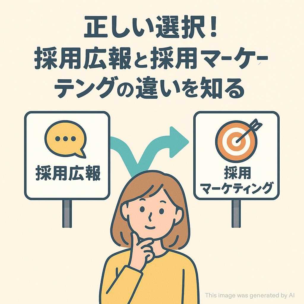 正しい選択!採用広報と採用マーケティングの違いを知る
