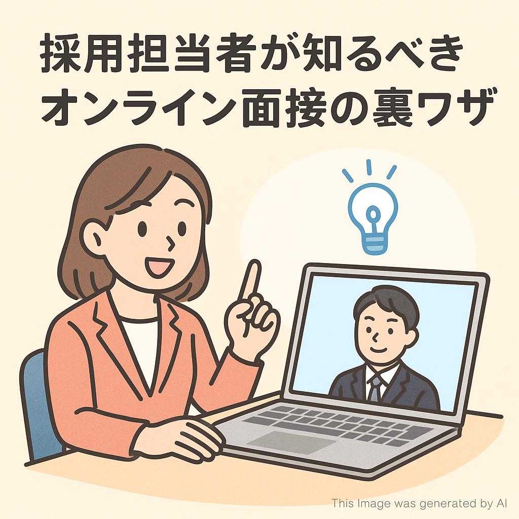 採用担当者が知るべきオンライン面接の裏ワザ