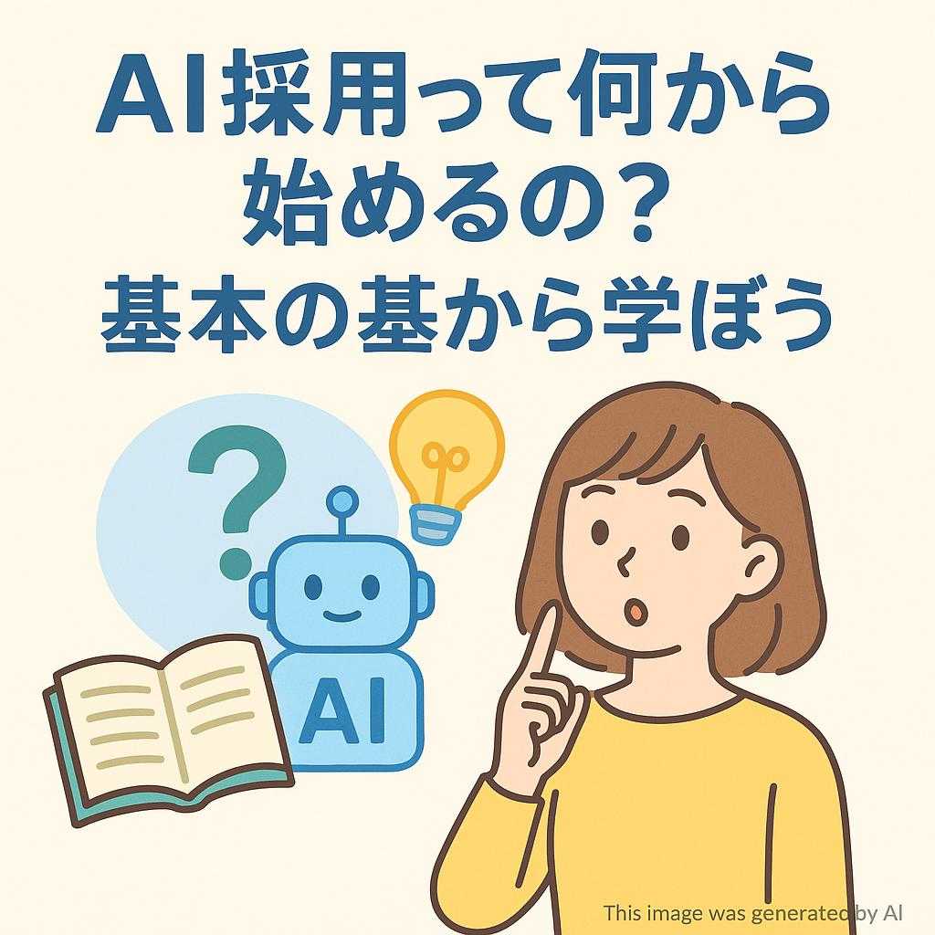 AI採用って何から始めるの?基本の基から学ぼう