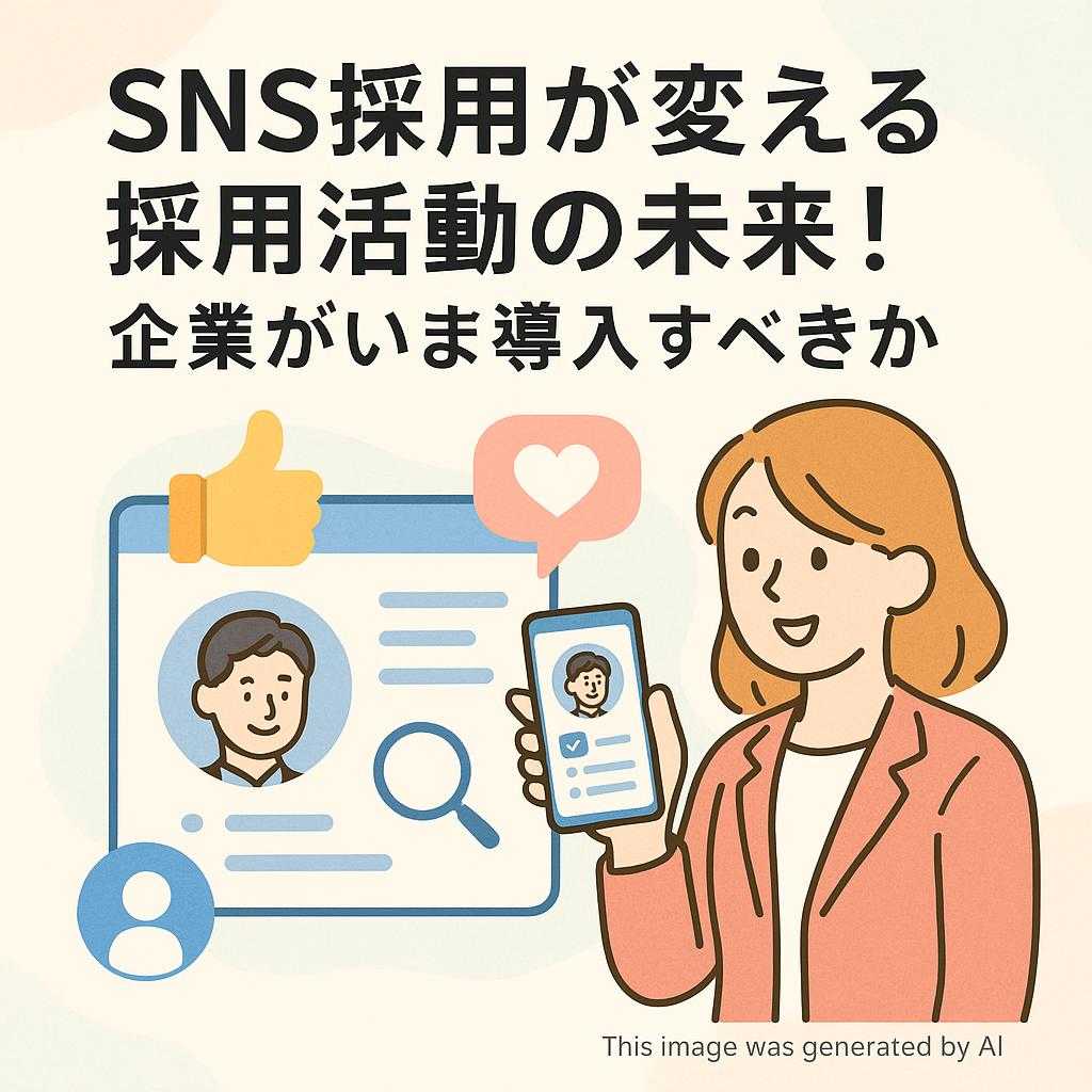 SNS採用が変える採用活動の未来!企業がいま導入すべきか