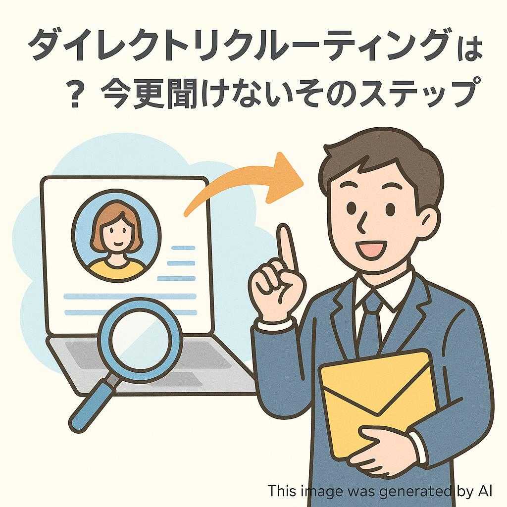 ダイレクトリクルーティングとは?今更聞けないそのステップ