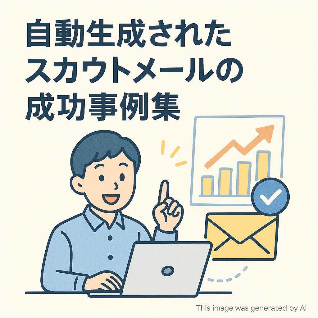 自動生成されたスカウトメールの成功事例集