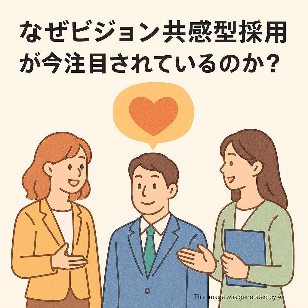 なぜビジョン共感型採用が今注目されているのか?