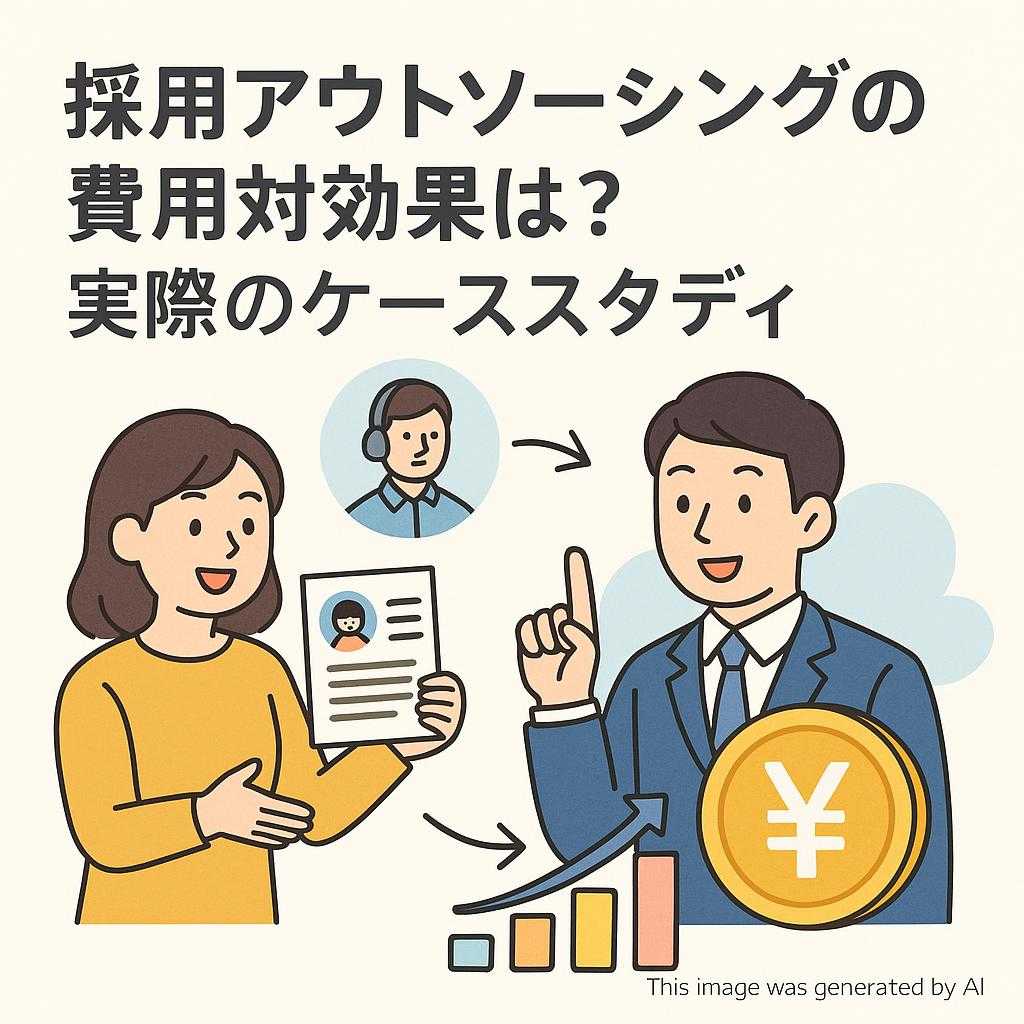 採用アウトソーシングの費用対効果は?実際のケーススタディ