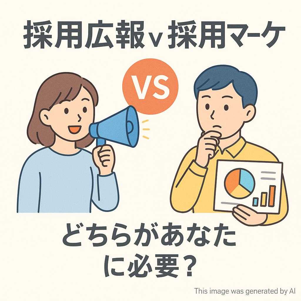 採用広報vs採用マーケ: どちらがあなたに必要?