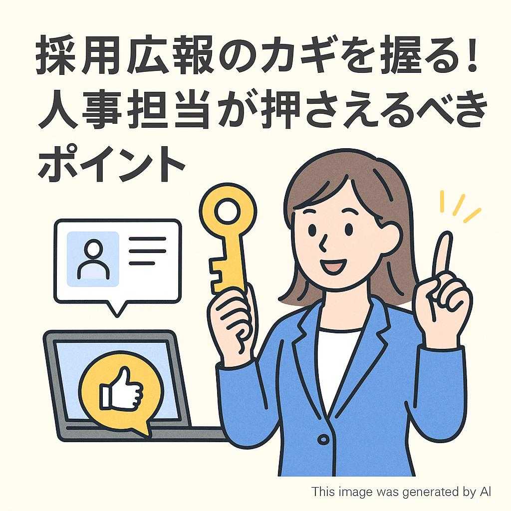 採用広報のカギを握る!人事担当が押さえるべきポイント