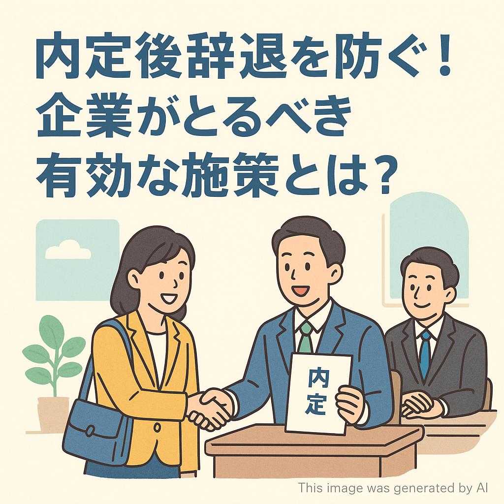 内定後辞退を防ぐ!企業がとるべき有効な施策とは?