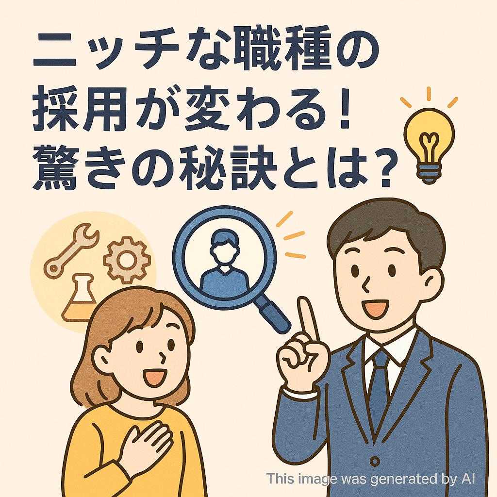 ニッチな職種の採用が変わる!驚きの秘訣とは?