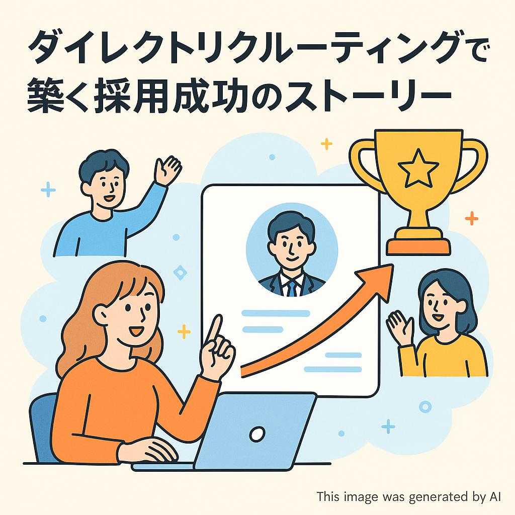 ダイレクトリクルーティングで築く採用成功のストーリー