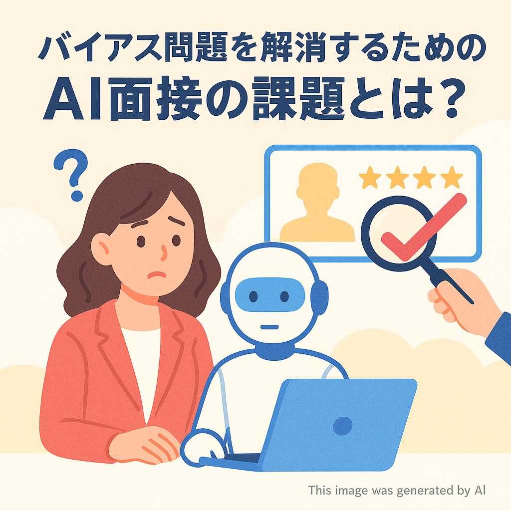 バイアス問題を解消するためのAI面接の課題とは?