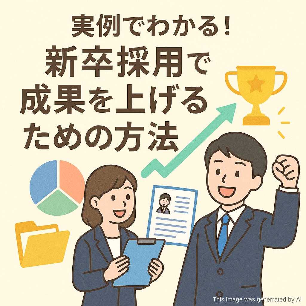 実例でわかる!新卒採用で成果を上げるための方法