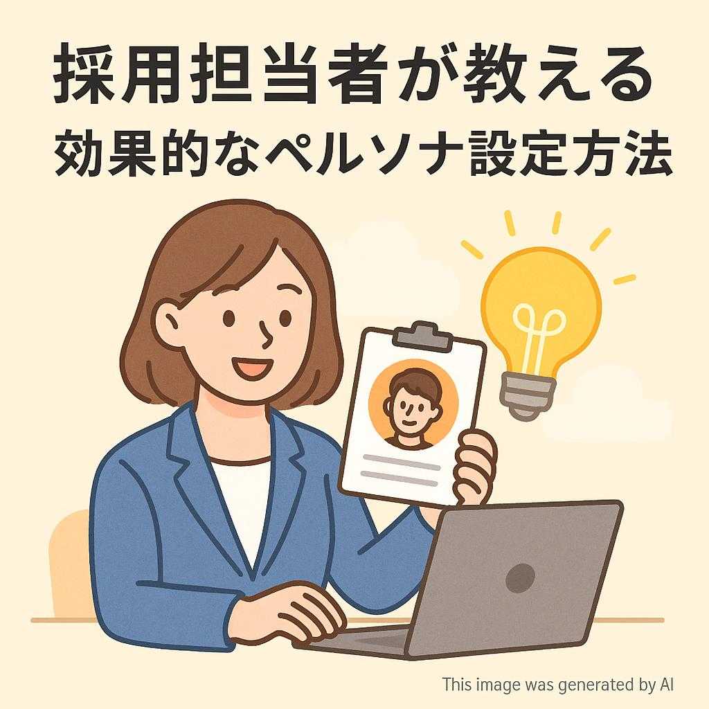 採用担当者が教える効果的なペルソナ設定方法