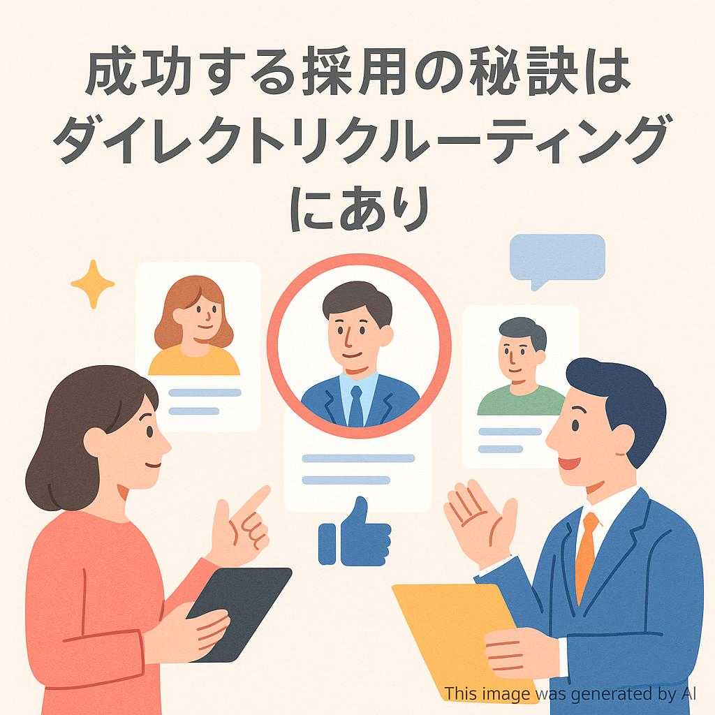 成功する採用の秘訣はダイレクトリクルーティングにあり