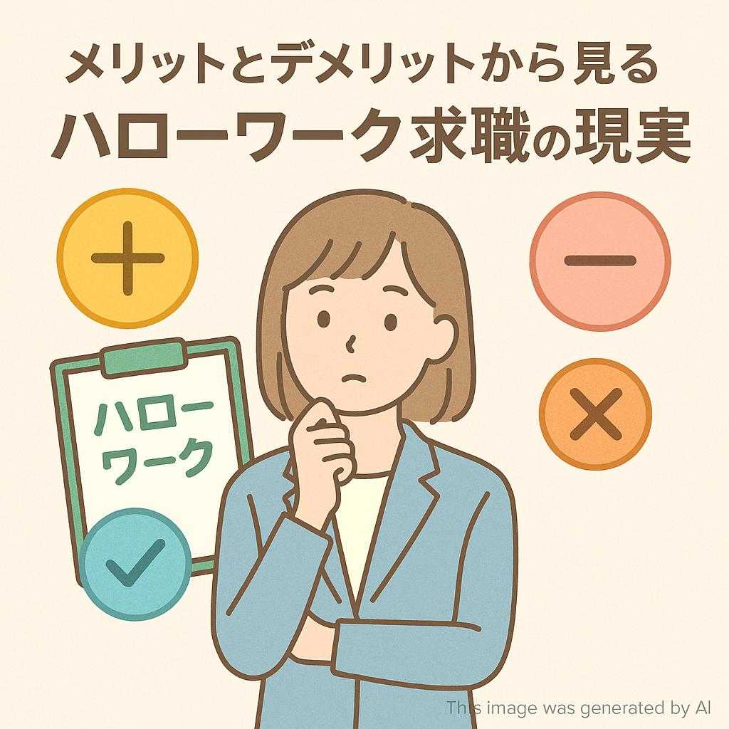 メリットとデメリットから見るハローワーク求職の現実