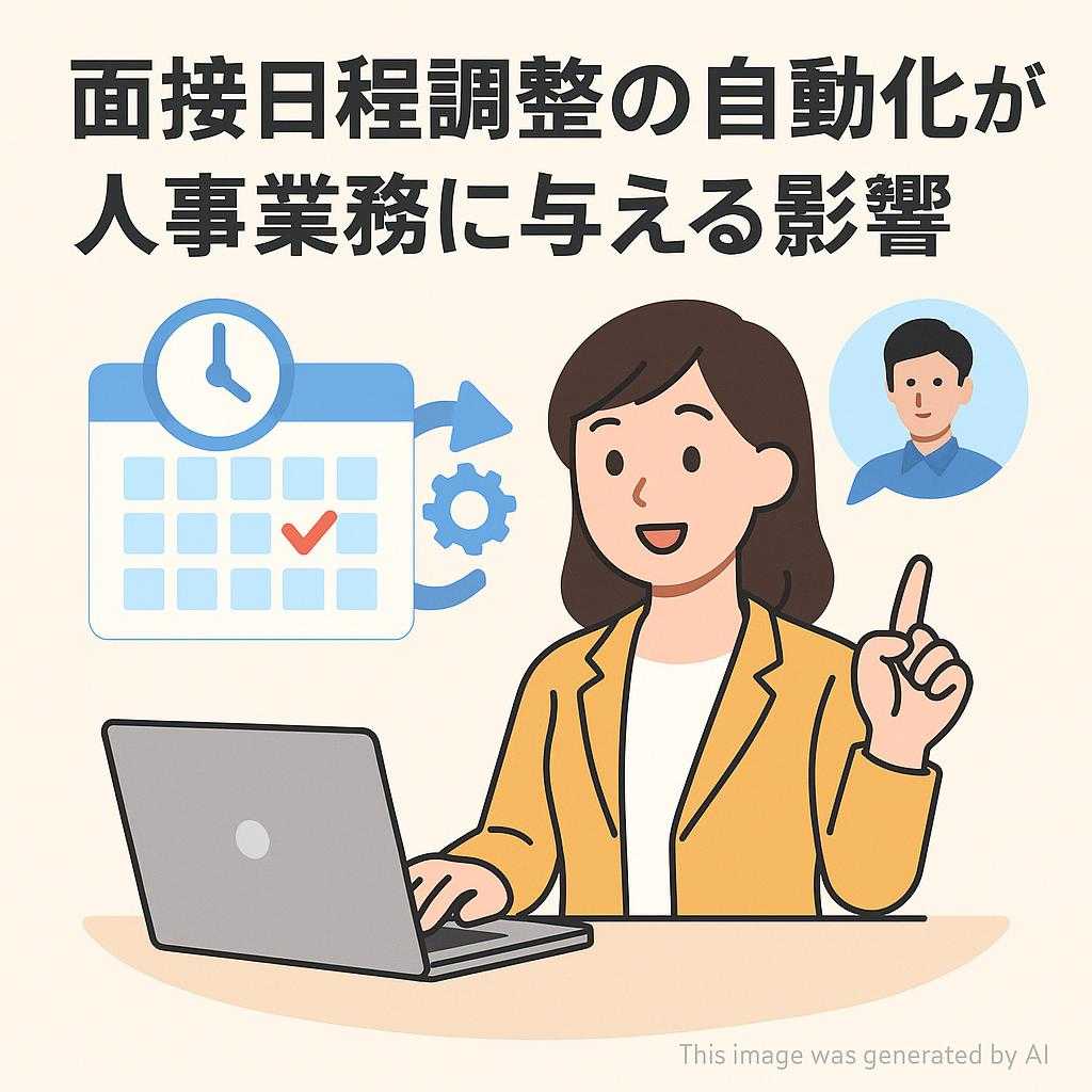 面接日程調整の自動化が人事業務に与える影響