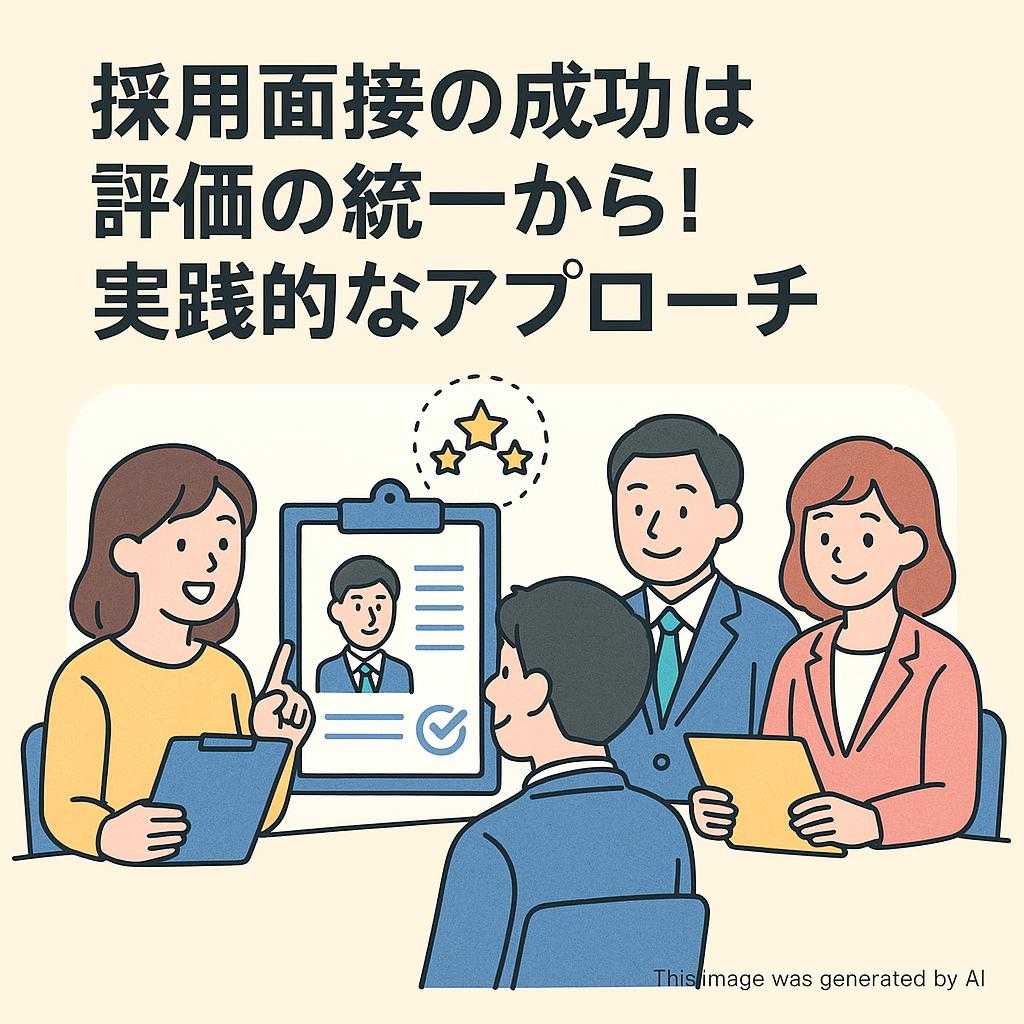 採用面接の成功は評価の統一から!実践的なアプローチ