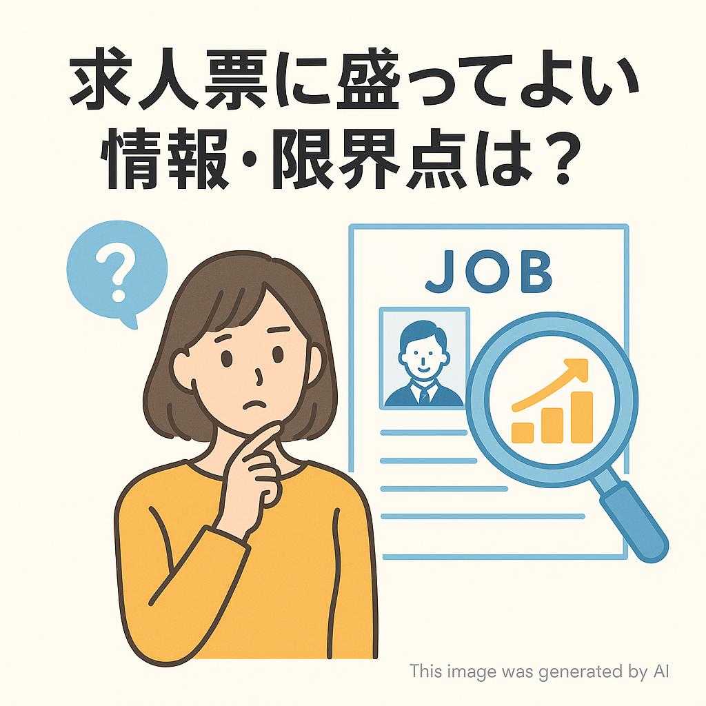 求人票に盛ってよい情報・限界点は?