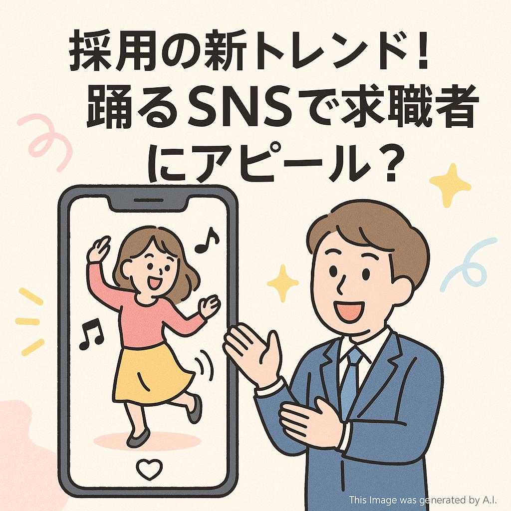 採用の新トレンド!踊るSNSで求職者にアピール?