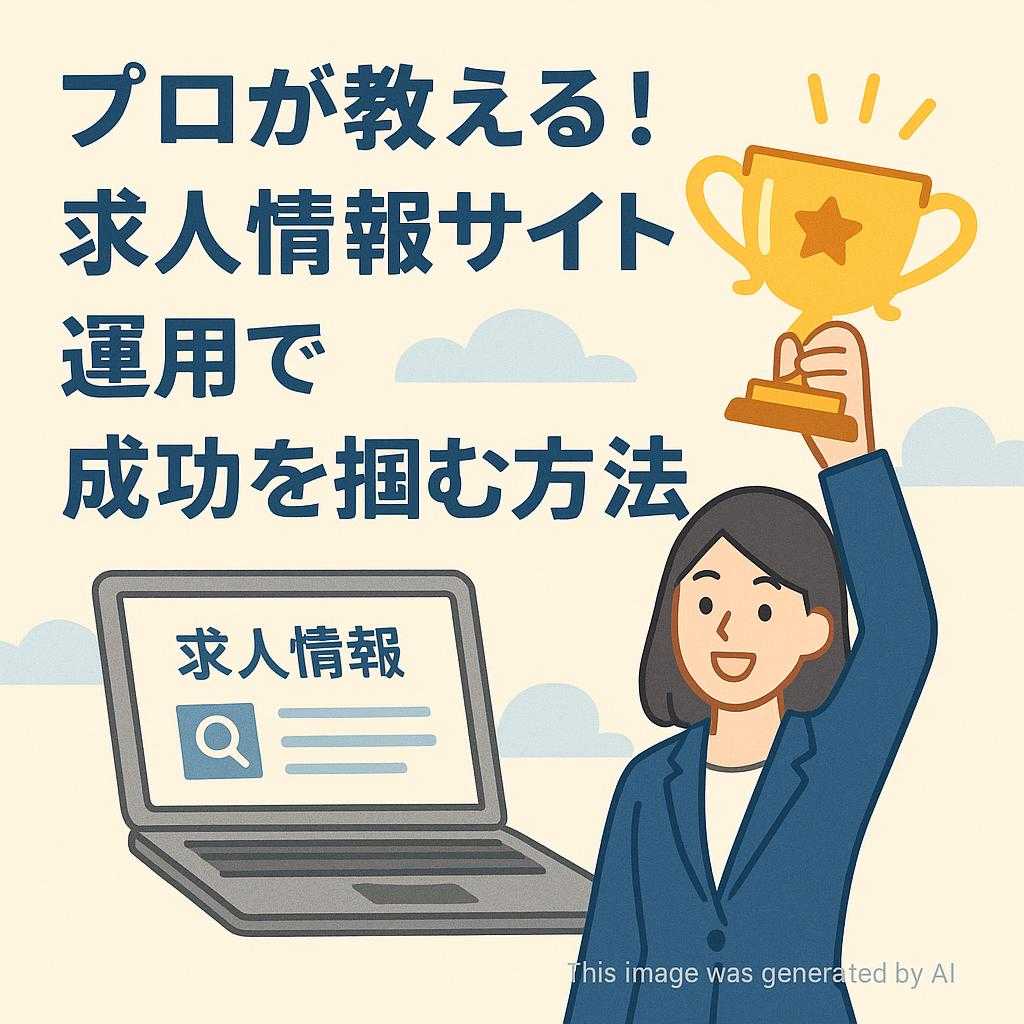 プロが教える!求人情報サイト運用で成功を掴む方法