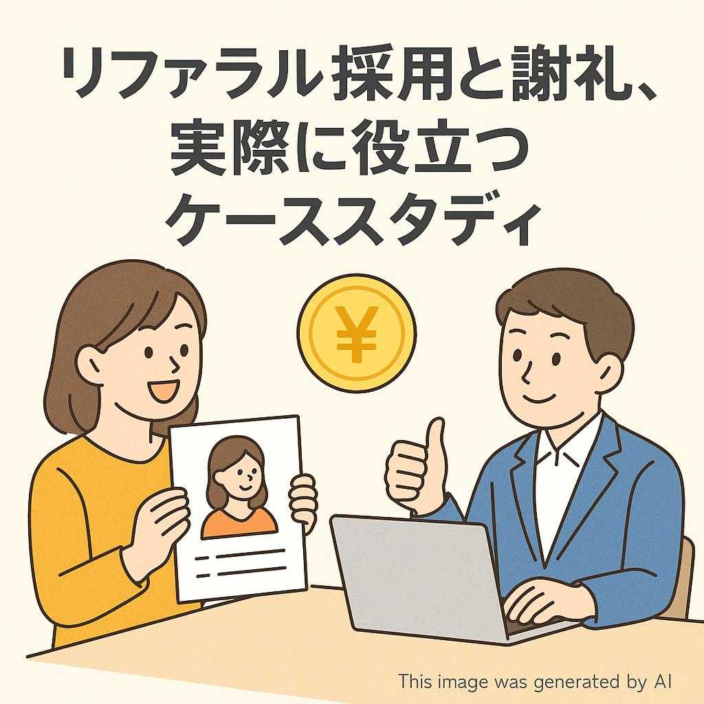 リファラル採用と謝礼、実際に役立つケーススタディ