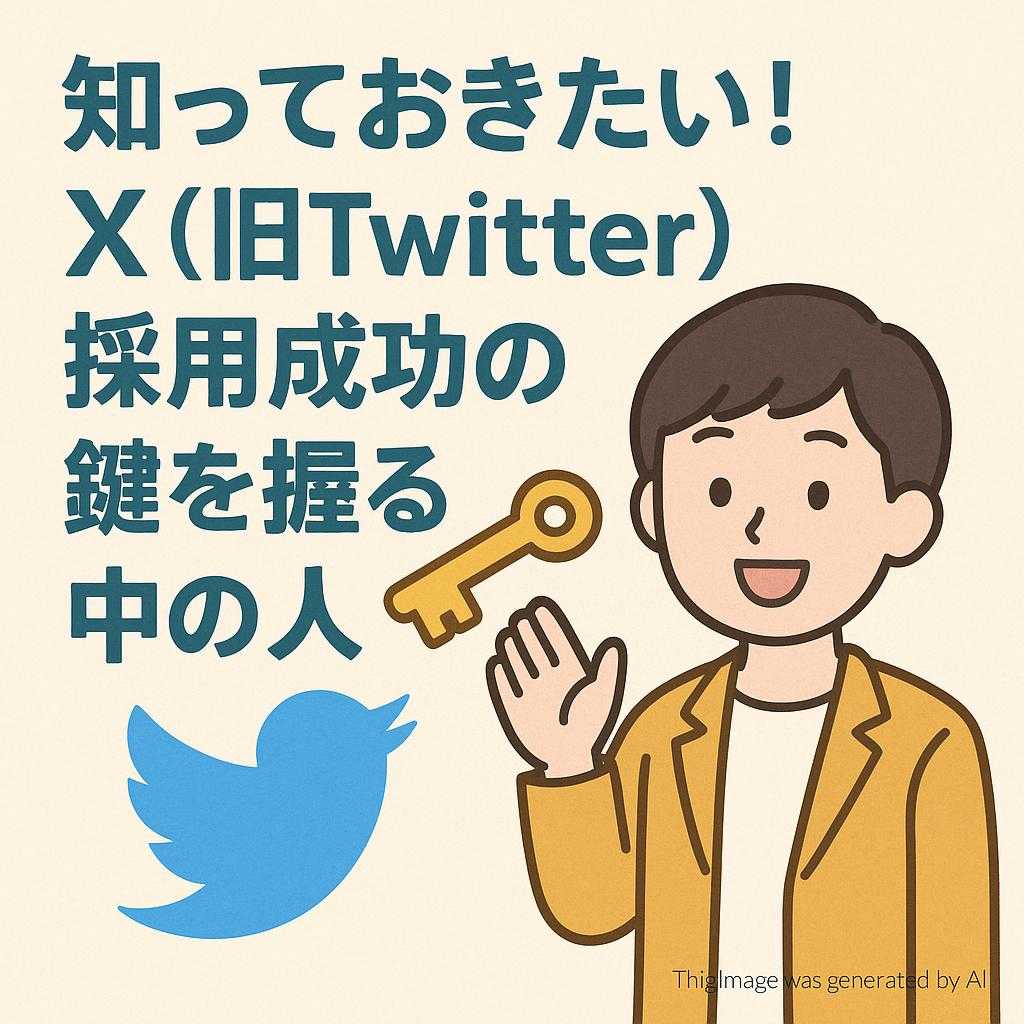知っておきたい!X(旧Twitter)採用成功の鍵を握る中の人
