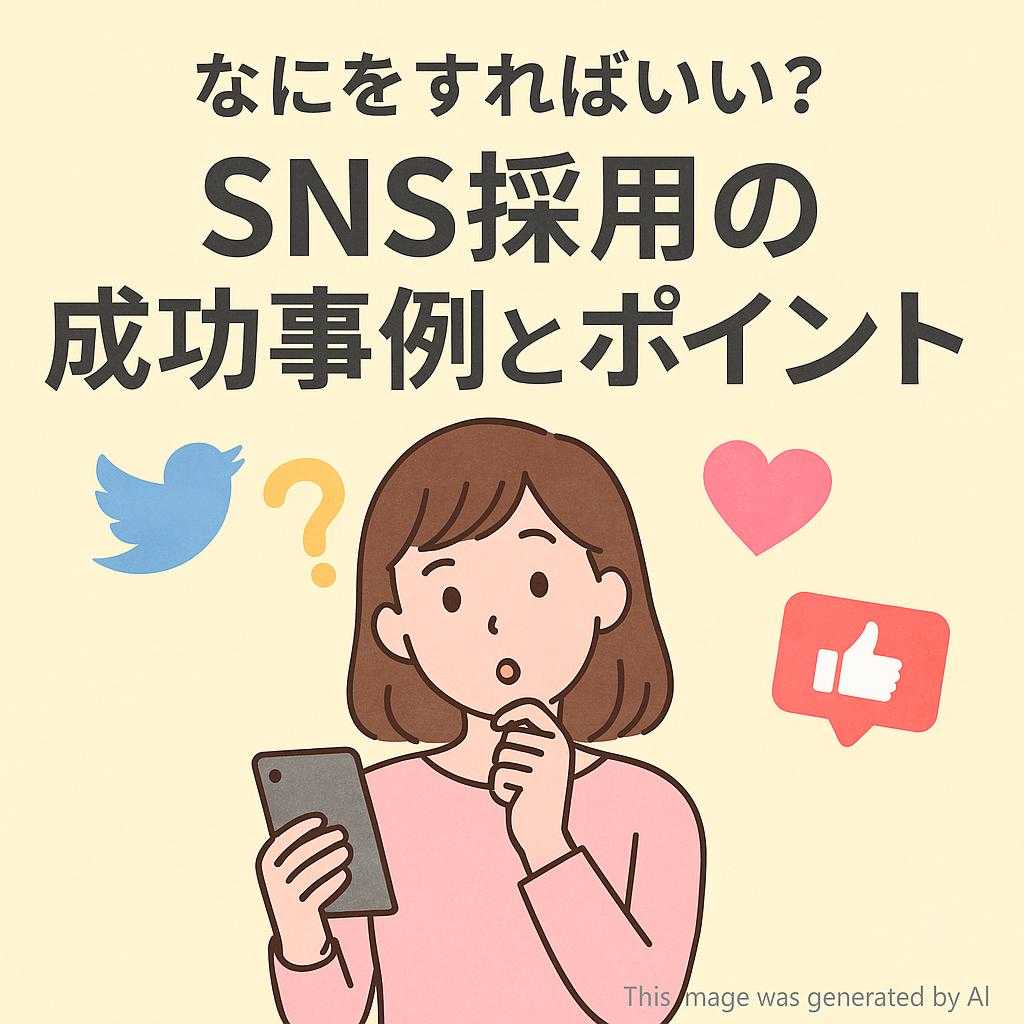 なにをすればいい? SNS採用の成功事例とポイント